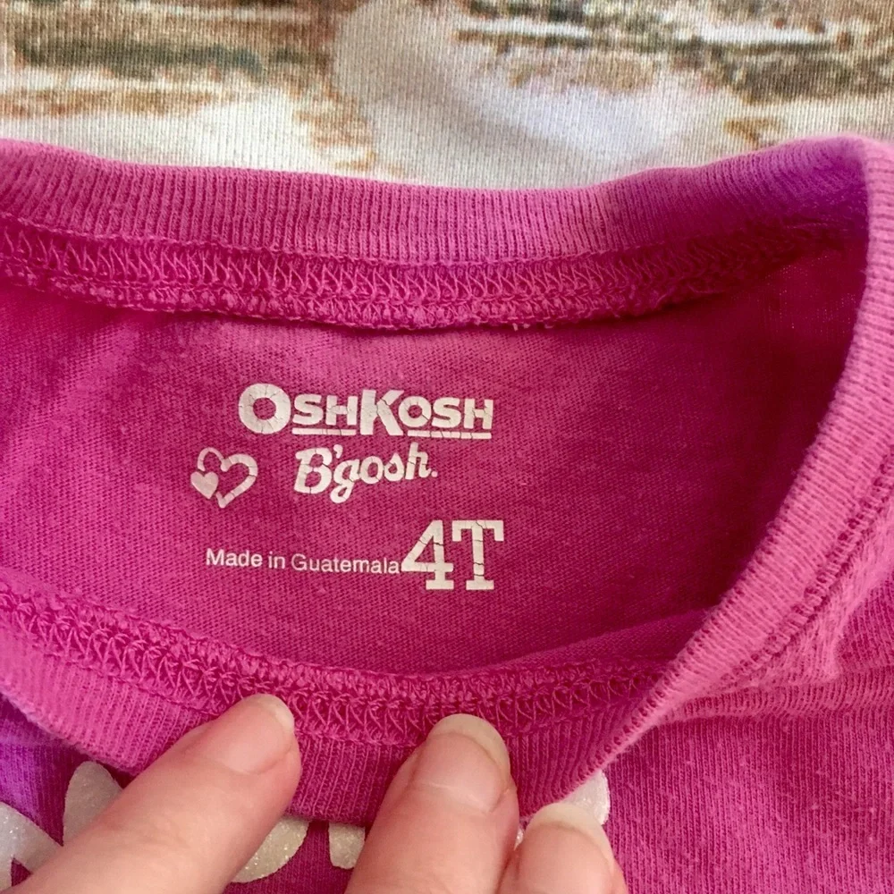Vintage rare Oshkosh hot cocoa top with sparkle accents